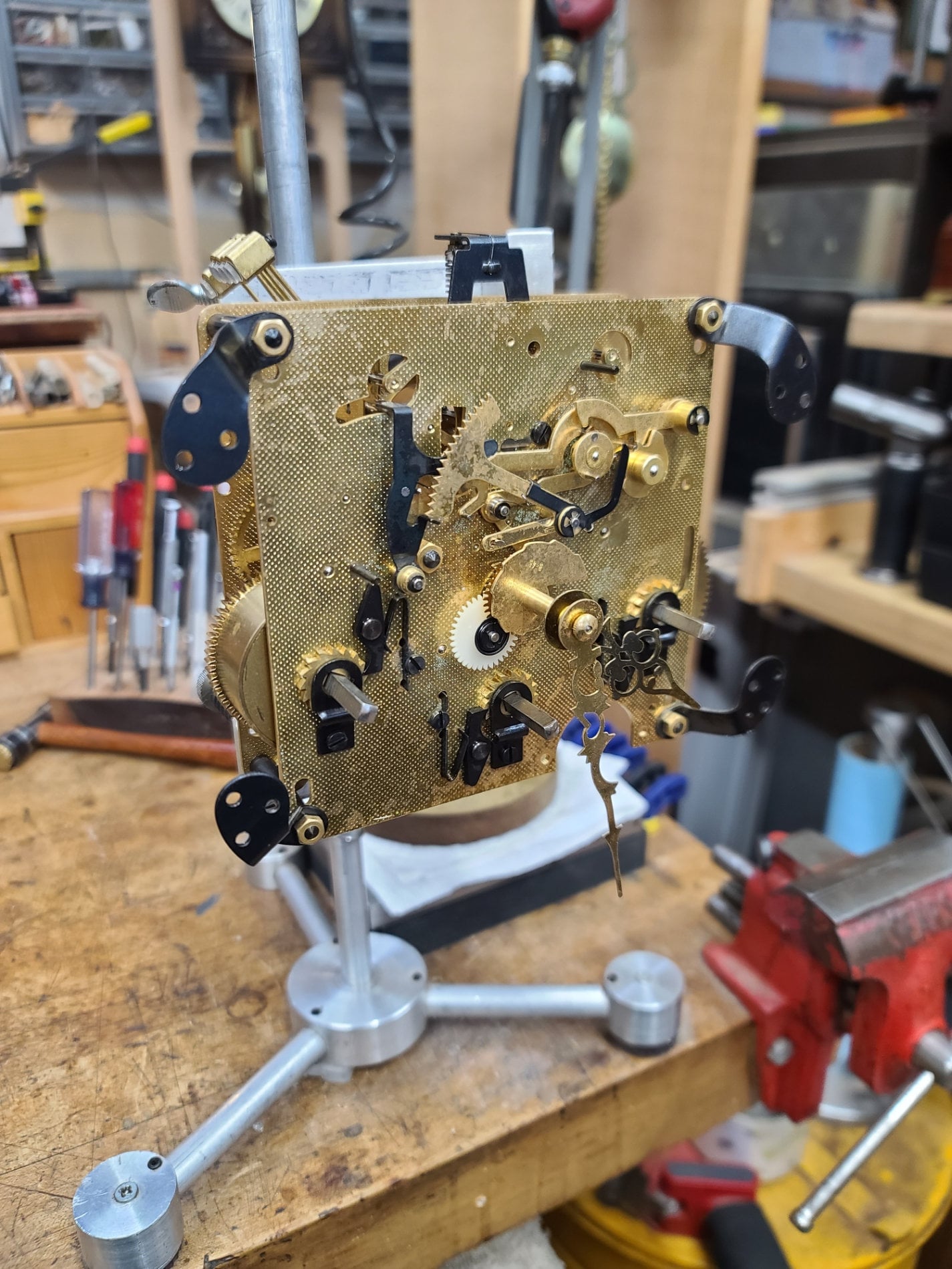 Exquisite Restored Vintage Elgin 8-Day Westminster Chime Mantel Clock (350-060) - Image 6