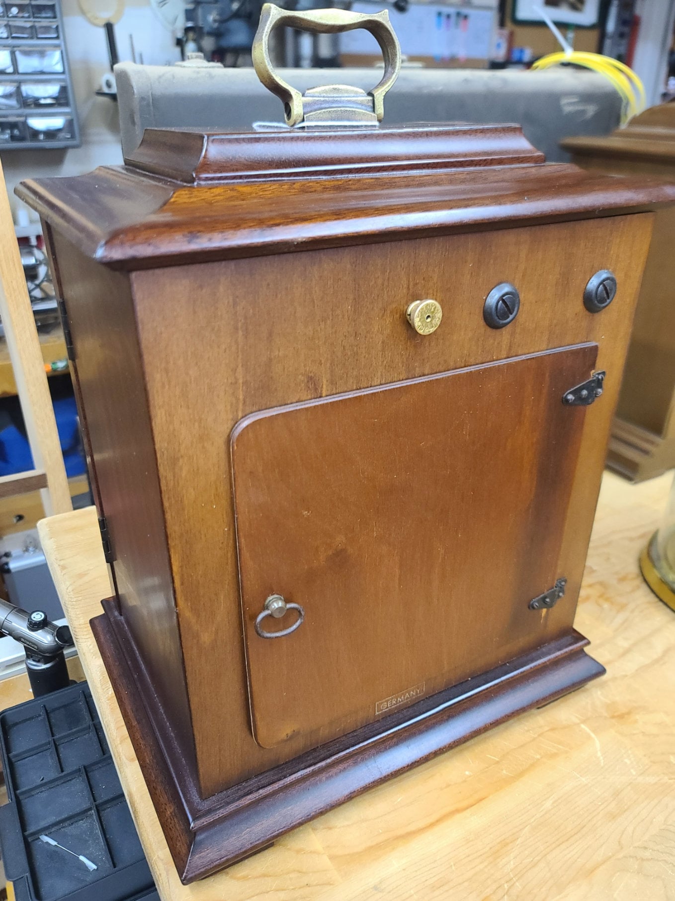 Exquisite Restored Vintage Elgin 8-Day Westminster Chime Mantel Clock (350-060) - Image 5