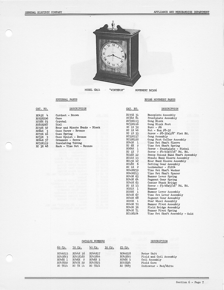 Vintage General Electric GB14 "The Winthrop" Clock - Image 4