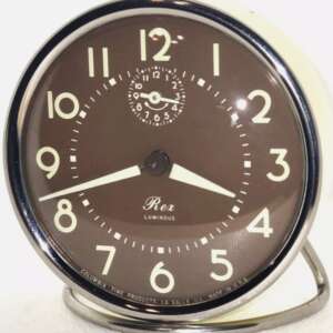 Vintage Westclox Rex Alarm Clock – Rare Yellow Edition