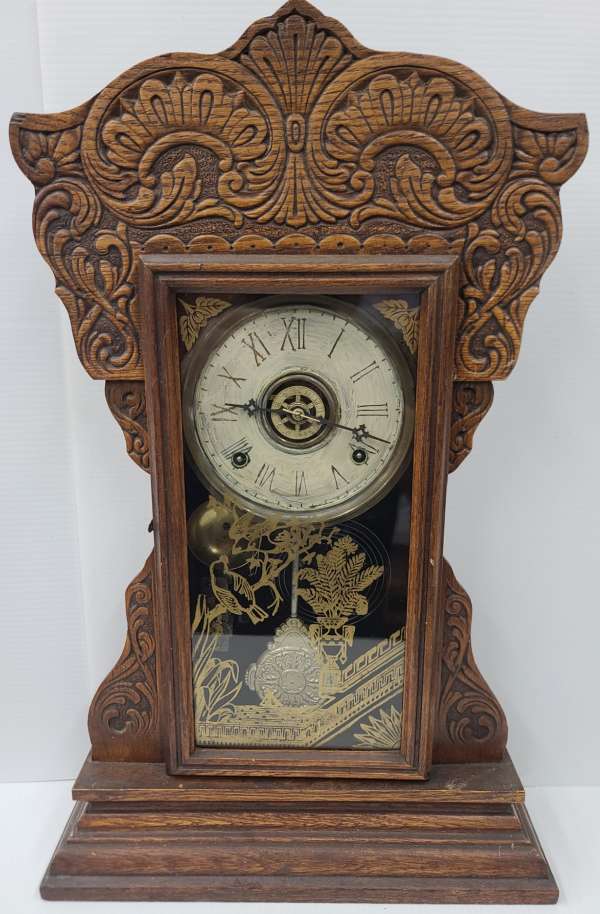 1903 Gilbert Gingerbread Clock - Image 2