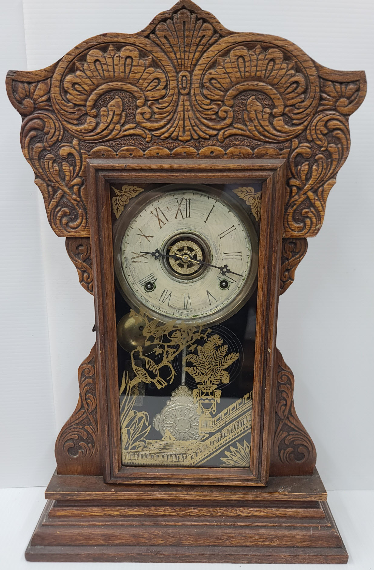 1903 Gilbert Gingerbread Clock - Image 2