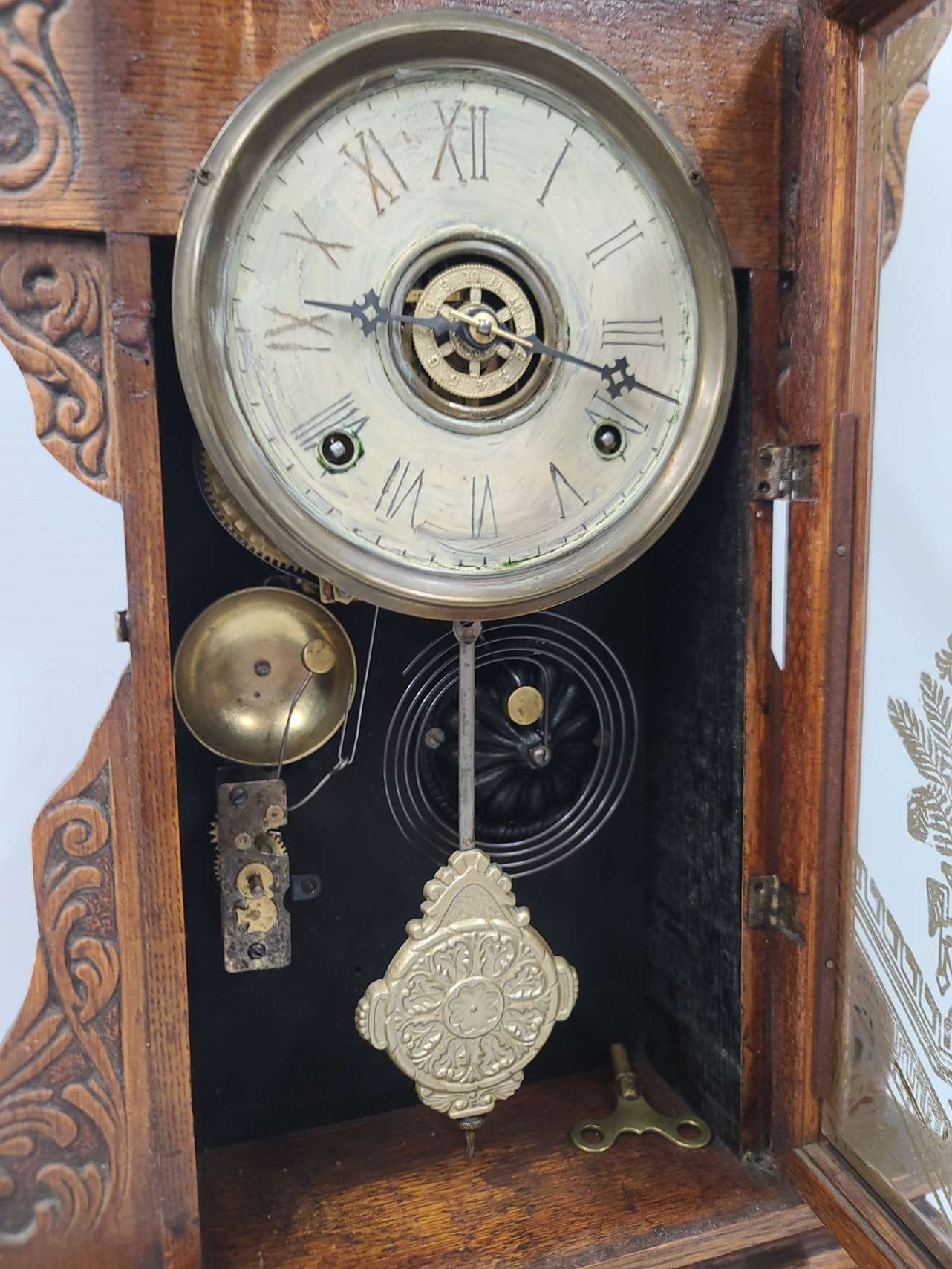 1903 Gilbert Gingerbread Clock - Image 5