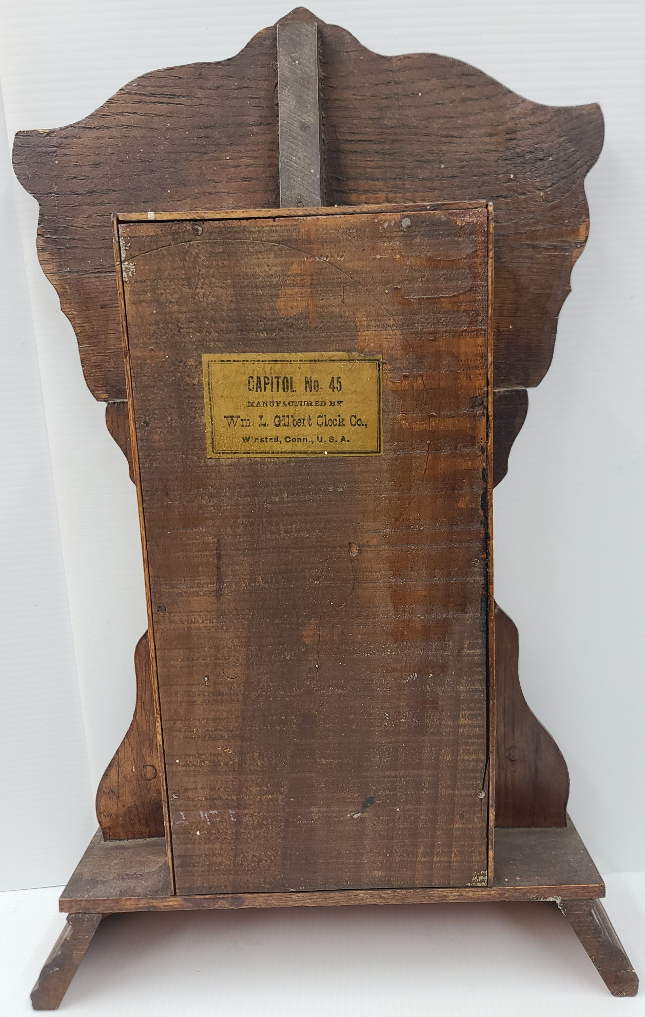 1903 Gilbert Gingerbread Clock - Image 6