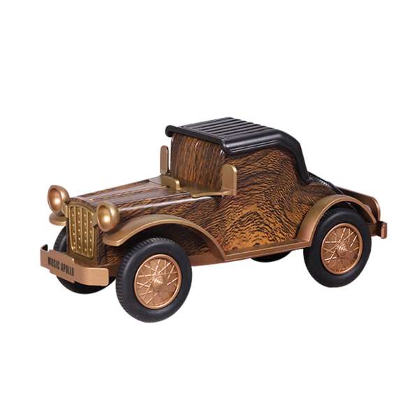 A9 Bluetooth-compatible Speaker Retro Classic Car-shaped Wireless Subwoofer Portable Audio Mobile Phone Bracket brown