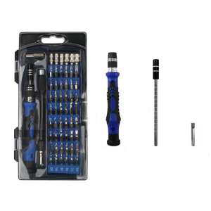 60-in-1 Portable Computer Repair Kit PC Precision Screwdriver Tool for Repairing Laptops Mobile Phones Blue