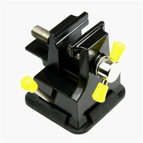 Miniature Bench Table Vise With Suction Cup Portable Lightweight Hand Tools For Watch Jewelry Electronics black