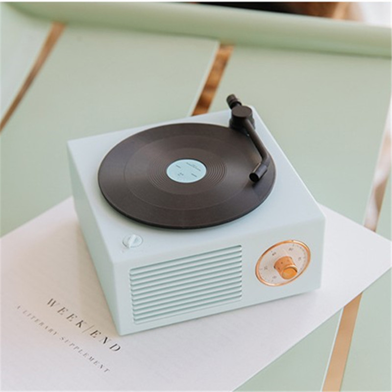 Retro Atomic Record Player Bluetooth Audio Wireless Mini Douyin Net Red Small Speaker - Image 4