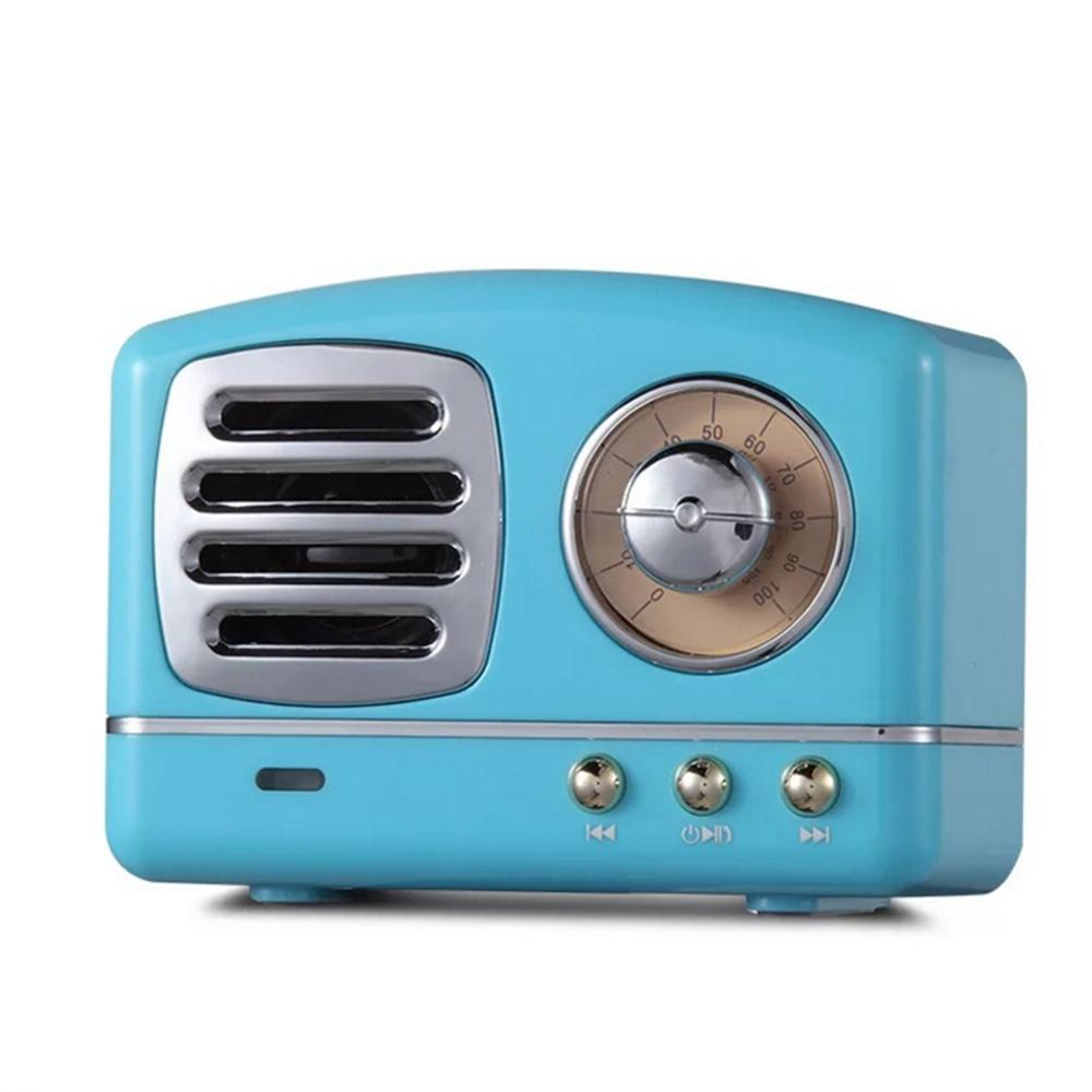 Retro Bluetooth Speaker Innovative Radio Retro Portable Mini Wireless Bluetooth Speaker green - Image 7