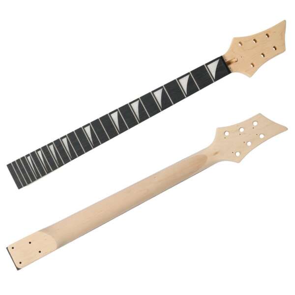 DIY 6 String Flame Shaped Style Electric Guitar Kits with Mahogany Body, Maple Neck and Accessories - Image 6