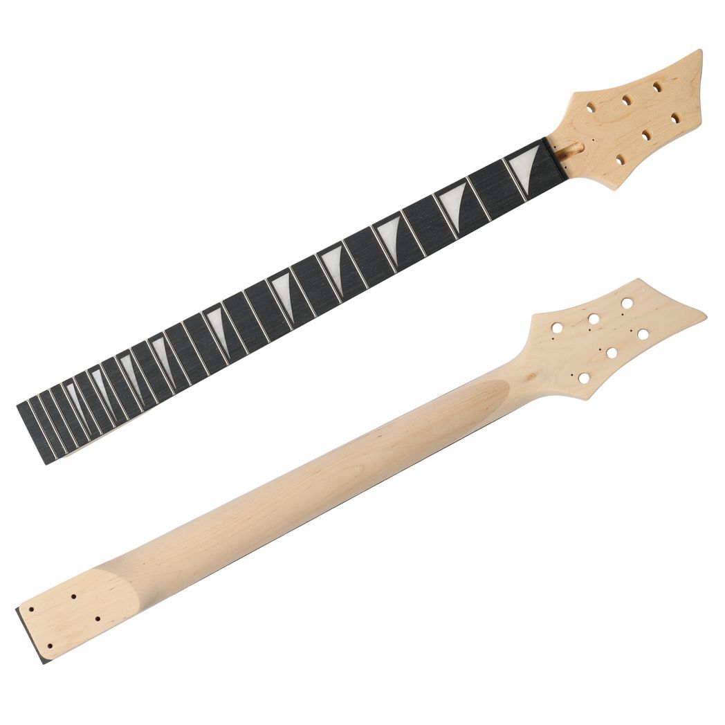 DIY 6 String Flame Shaped Style Electric Guitar Kits with Mahogany Body, Maple Neck and Accessories - Image 6