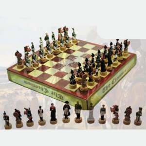 Color: C - Three-dimensional chess figures high-end creativity to send children