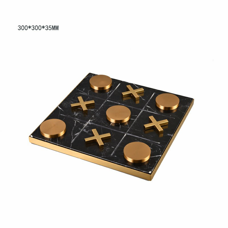 style: Style F - Customized European-style Crystal Chessboard, Bay Window Decoration, Children's Study Room Window, Marble Chess Board Balance Decoration, High-end Gift